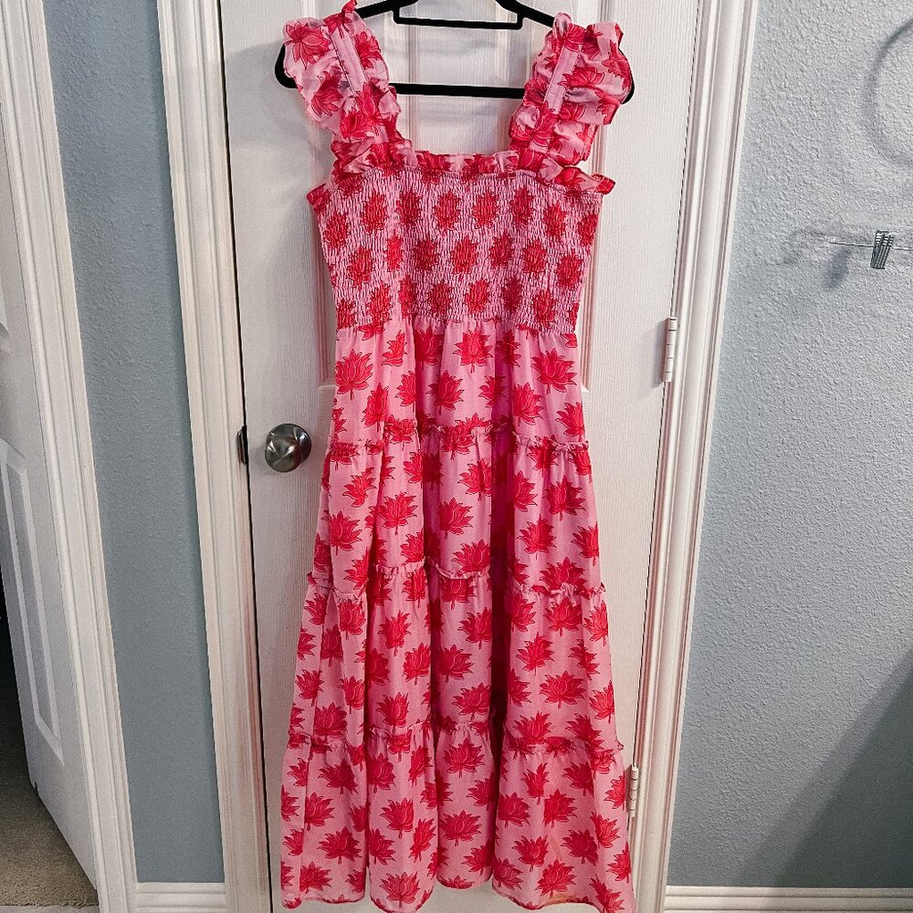 The Elsie Ruffle Strap Midi Dress - Picture 4 of 5